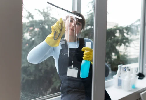Nettoyage de vitres intérieures et extérieures à Chastanier